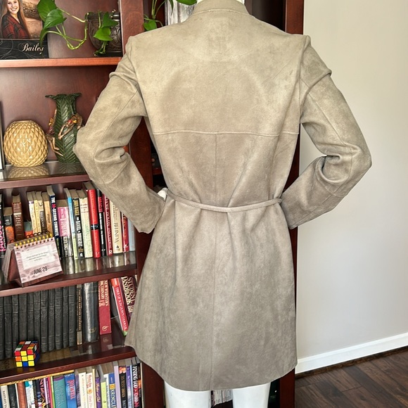 NWT H&M Faux Suede Open Jacket - Picture 6 of 11